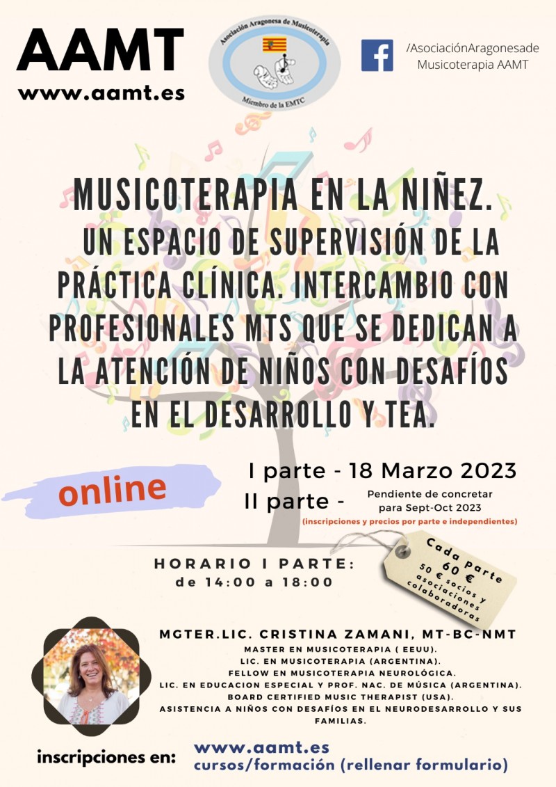 MUSICOTERAPIA EN LA NIÑEZ: Un espacio de supervisión de la práctica clínica. CRISTINA ZAMANI